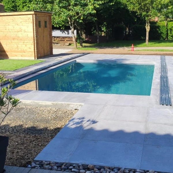 piscine blockto pool realisations 5 8x3 4m liner gris clair