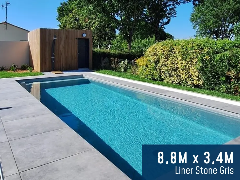 piscine blockto pool accueil 8 8 x 3 4m liner stone gris