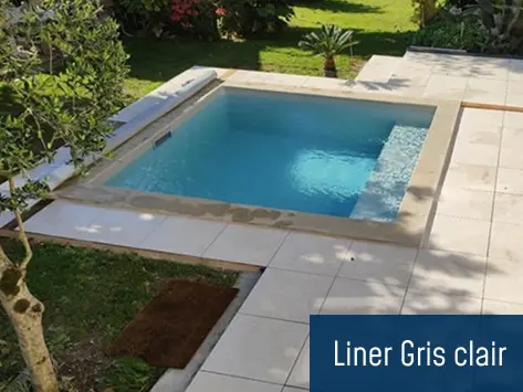 Piscine Liner Gris Clair
